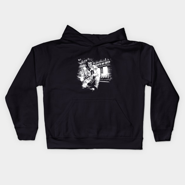 Steve McQueen Kids Hoodie by ArtMofid